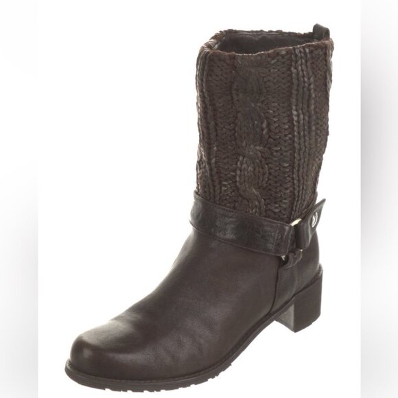 Stuart Weitzman Moto Boot Brown size 6 - Picture 3 of 7